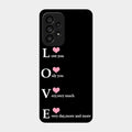 Love Glass Case Cover For Samsung Galaxy A53 5G