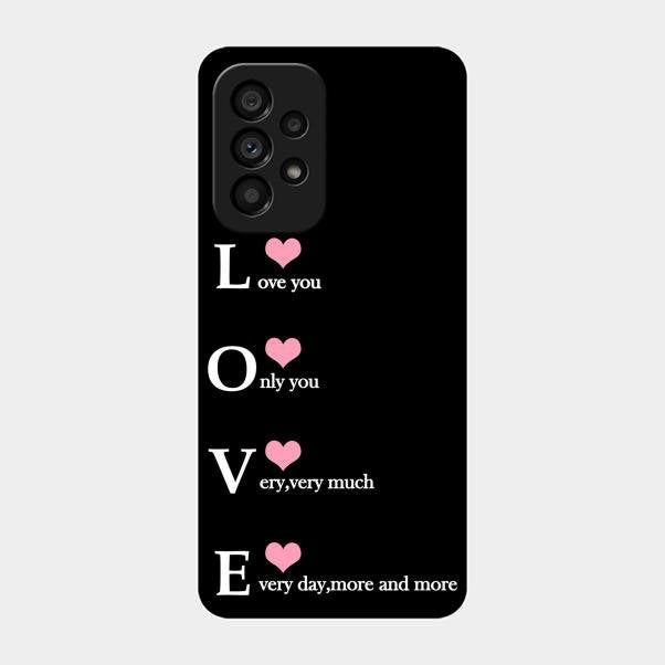 Love Glass Case Cover For Samsung Galaxy A53 5G