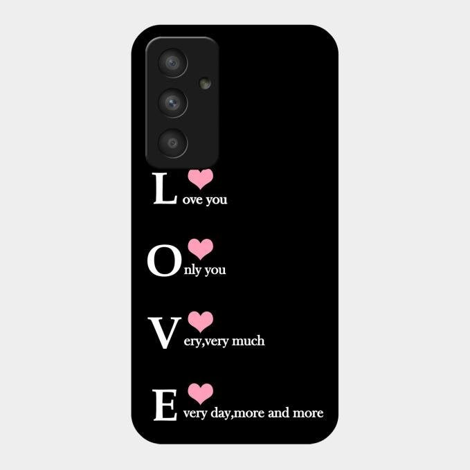Love Glass Case Cover For Samsung Galaxy A54 5G