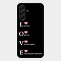 Love Glass Case Cover For Samsung Galaxy A56 5G