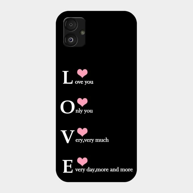 Love Glass Case Cover For Samsung Galaxy F14 5G