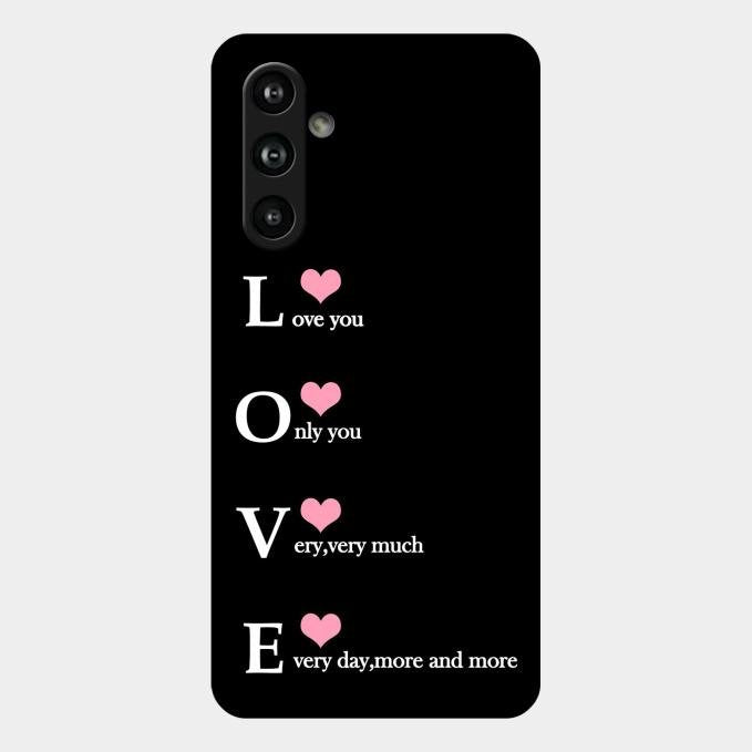Love Glass Case Cover For Samsung Galaxy F54 5G