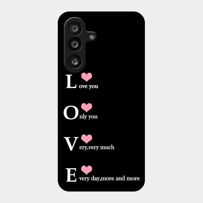 Love Glass Case Cover For Samsung Galaxy F55 5G