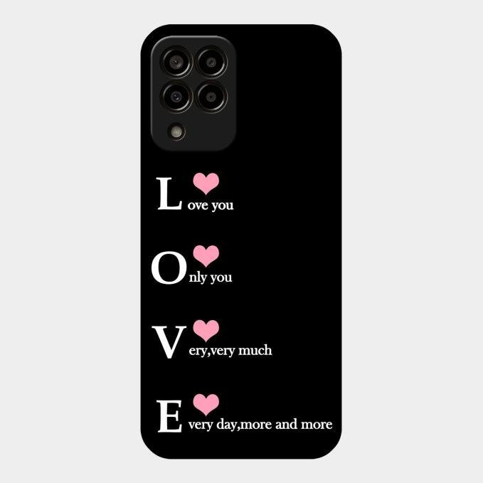 Love Glass Case Cover For Samsung Galaxy M33 5G