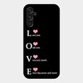Love Glass Case Cover For Samsung Galaxy M34 5G