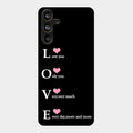 Love Glass Case Cover For Samsung Galaxy M55 5G