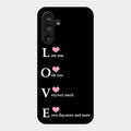 Love Glass Case Cover For Samsung Galaxy M56 5G