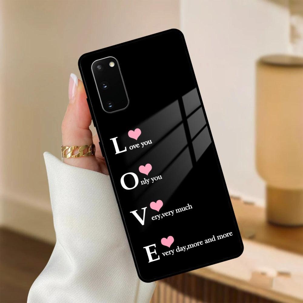 Love Glass Case Cover For Samsung - ShopOnCliQ