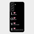Love Glass Case Cover For Samsung Galaxy S21 Fe 5G