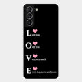 Love Glass Case Cover For Samsung Galaxy S21 Plus
