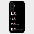 Love Glass Case Cover For Samsung Galaxy S23 Fe 5G