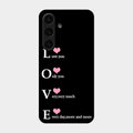 Love Glass Case Cover For Samsung Galaxy S26 5G