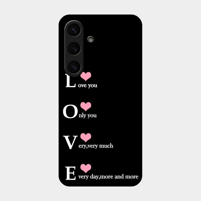 Love Glass Case Cover For Samsung Galaxy S26 5G