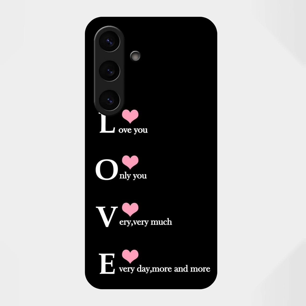 Love Glass Case Cover For Samsung Galaxy S25 FE 5G
