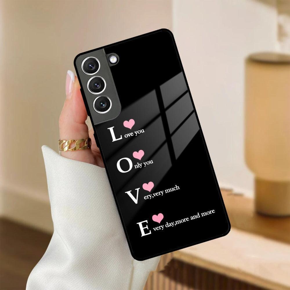 Love Glass Case Cover For Samsung - ShopOnCliQ