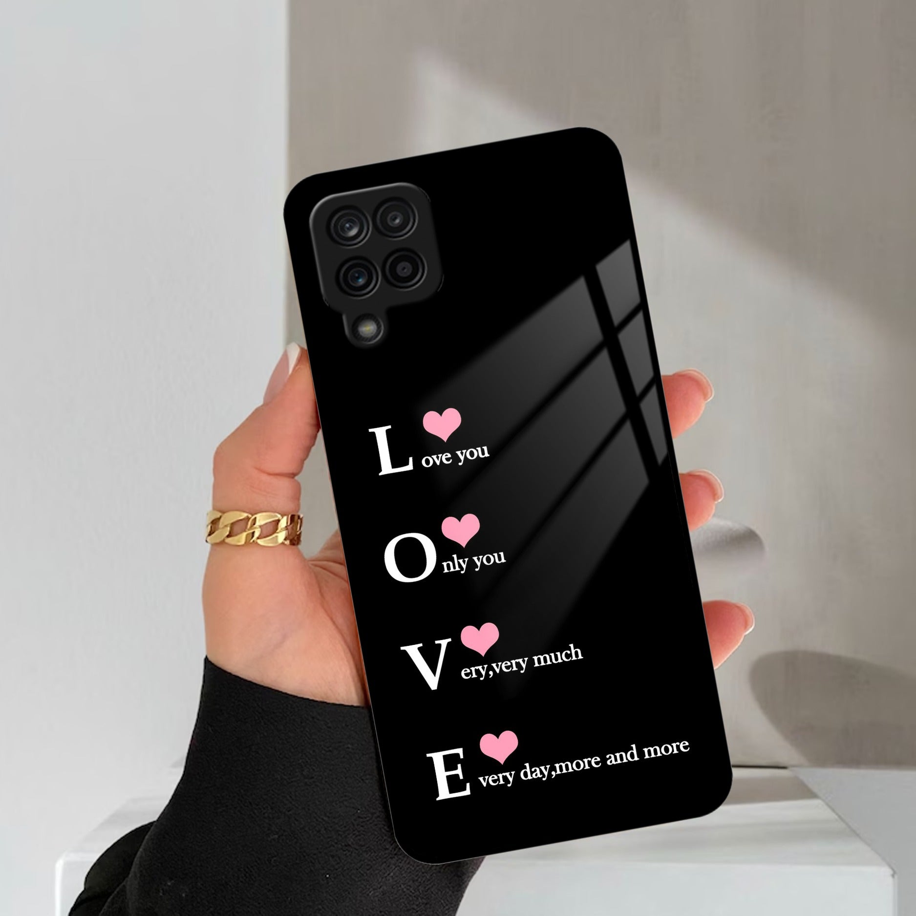 Love Glass Case Cover For Samsung Galaxy M42 5G