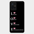 Love Glass Case Cover For Vivo T1 5G