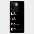 Love Glass Case Cover For Vivo T2 Pro 5G