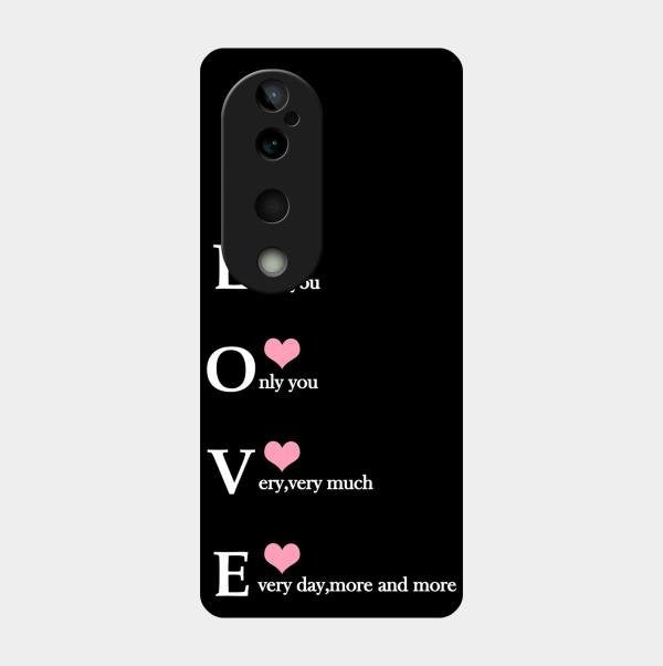 Love Glass Case Cover For Vivo T3 Ultra