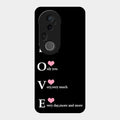 Love Glass Case Cover For Vivo T4 Ultra 5G