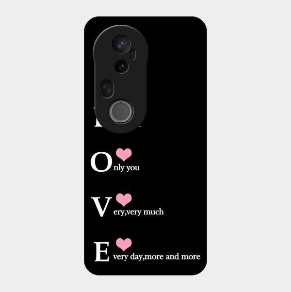 Love Glass Case Cover For Vivo T4 Ultra 5G