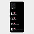 Love Glass Case Cover For Vivo V20 2021