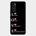 Love Glass Case Cover For Vivo V20 Se