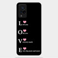 Love Glass Case Cover For Vivo V21 5G