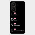 Love Glass Case Cover For Vivo V29E 5G