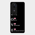 Love Glass Case Cover For Vivo V40 5G