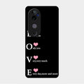 Love Glass Case Cover For Vivo V40 Pro 5G