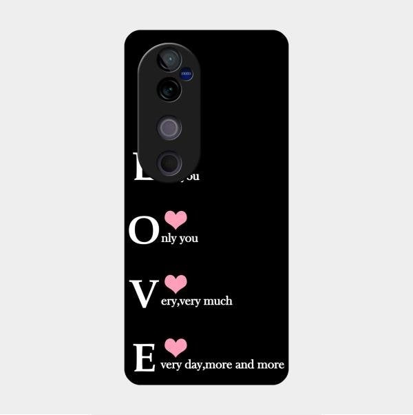 Love Glass Case Cover For Vivo V40 Pro 5G