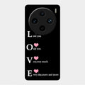 Love Glass Case Cover For Vivo X100 Pro 5G