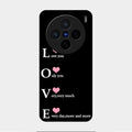 Love Glass Case Cover For Vivo X200 5G