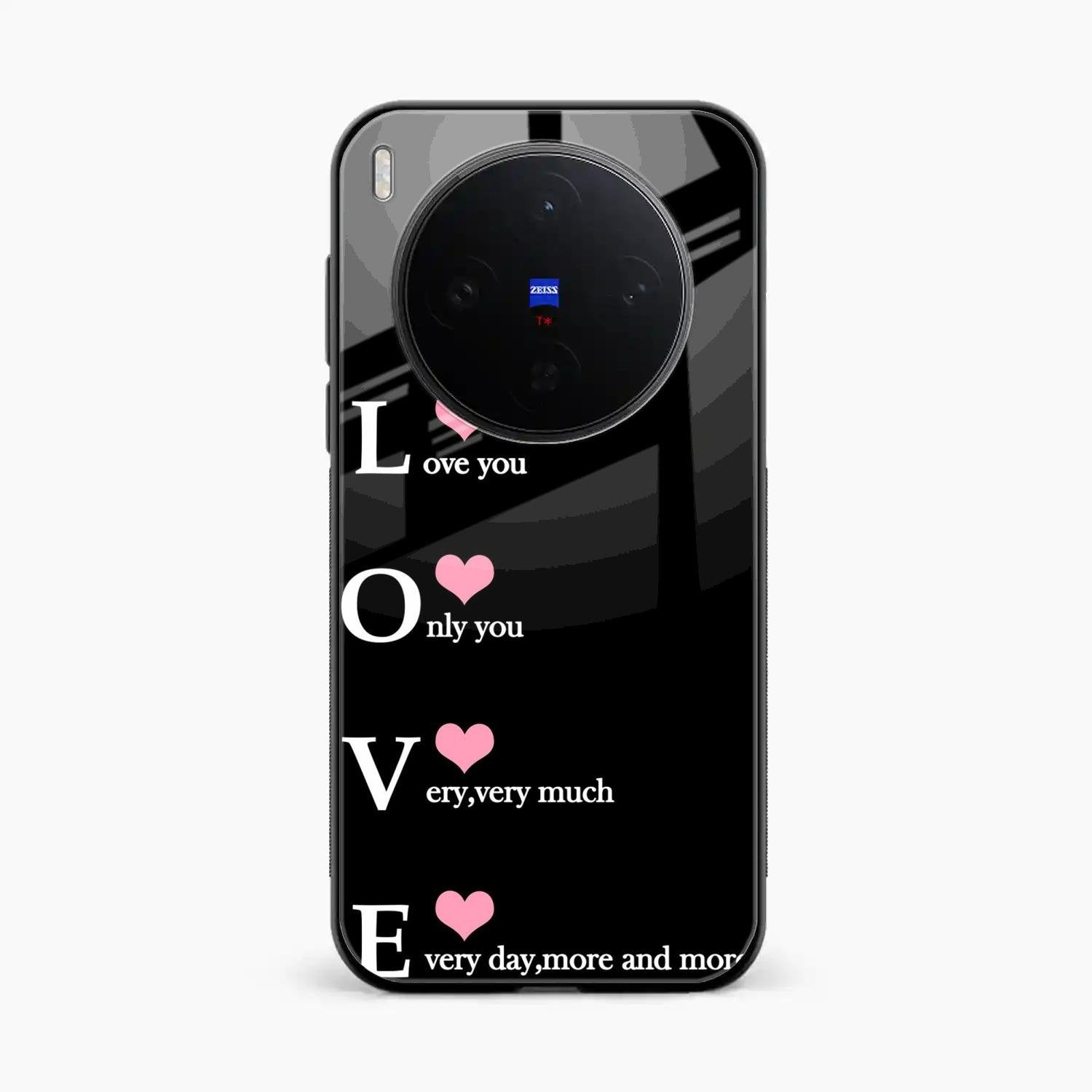 Love Glass Case Cover For Vivo X300 5G