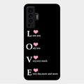 Love Glass Case Cover For Vivo X50 5G