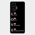 Love Glass Case Cover For Vivo X50 Pro 5G