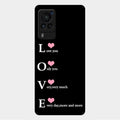 Love Glass Case Cover For Vivo X60 Pro 5G