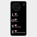 Love Glass Case Cover For Vivo X90 5G