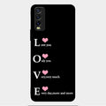 Love Glass Case Cover For Vivo Y12G