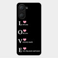 Love Glass Case Cover For Vivo Y18I