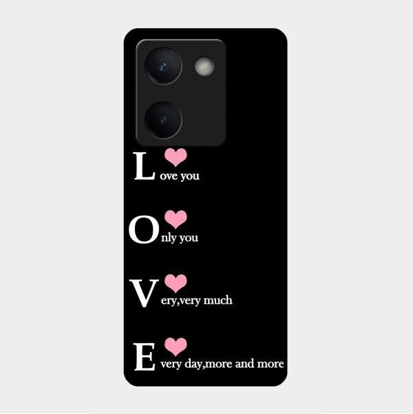 Love Glass Case Cover For Vivo Y200 Pro 5G