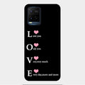 Love Glass Case Cover For Vivo Y21