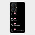 Love Glass Case Cover For Vivo Y27