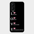 Love Glass Case Cover For Vivo Y28 5G