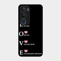 Love Glass Case Cover For Vivo Y29 5G