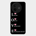 Love Glass Case Cover For Vivo Y39 5G