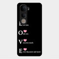 Love Glass Case Cover For Vivo Y400 5G