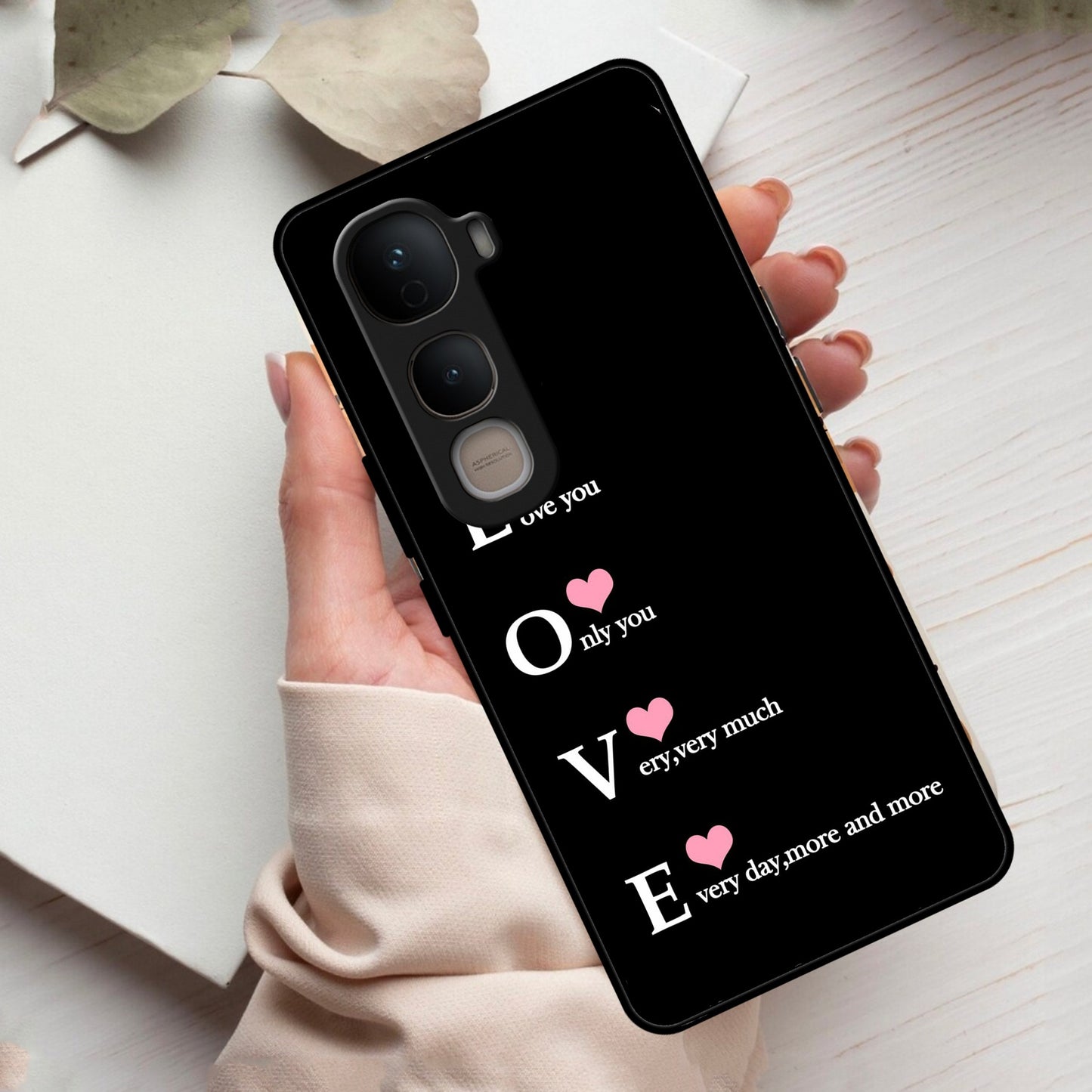 Love Glass Case Cover For Vivo