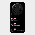 Love Glass Case Cover For Xiaomi 14 Ultra